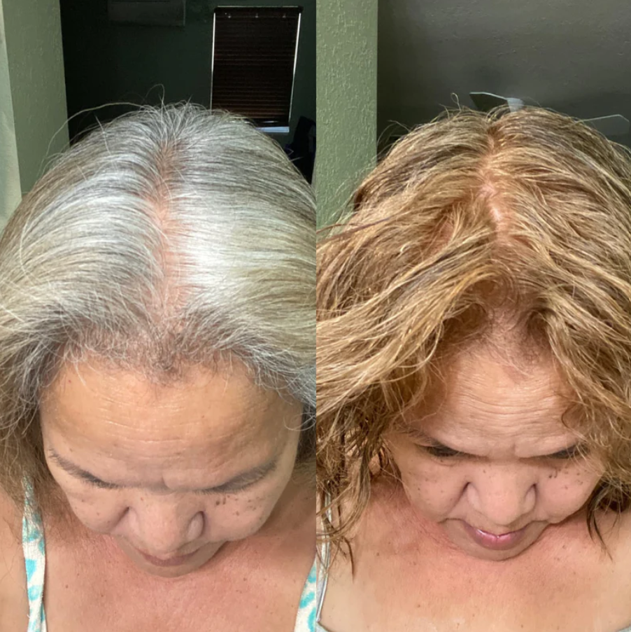 Shampoing colorant instantané