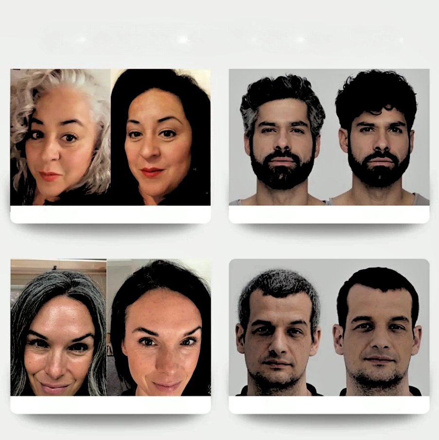 Shampoing colorant instantané